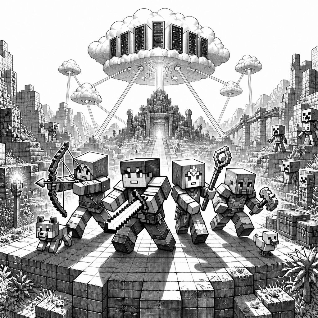 Minecraft Dungeons II setzt auf One-Click Crossplay und Mixed Co-op Minecraft Dungeons II setzt auf One-Click Crossplay und Mixed Co-op
