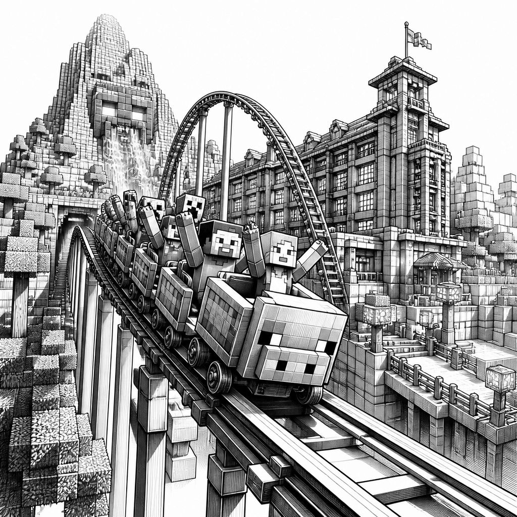 Minecraft Hotel im Chessington Resort und neue Achterbahn 2027 Minecraft Hotel im Chessington Resort und neue Achterbahn 2027