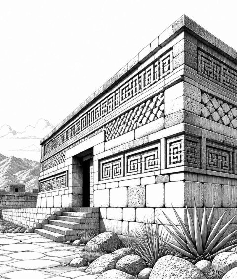 mitla-oaxaca-zapoteken-grecas-steinmosaik