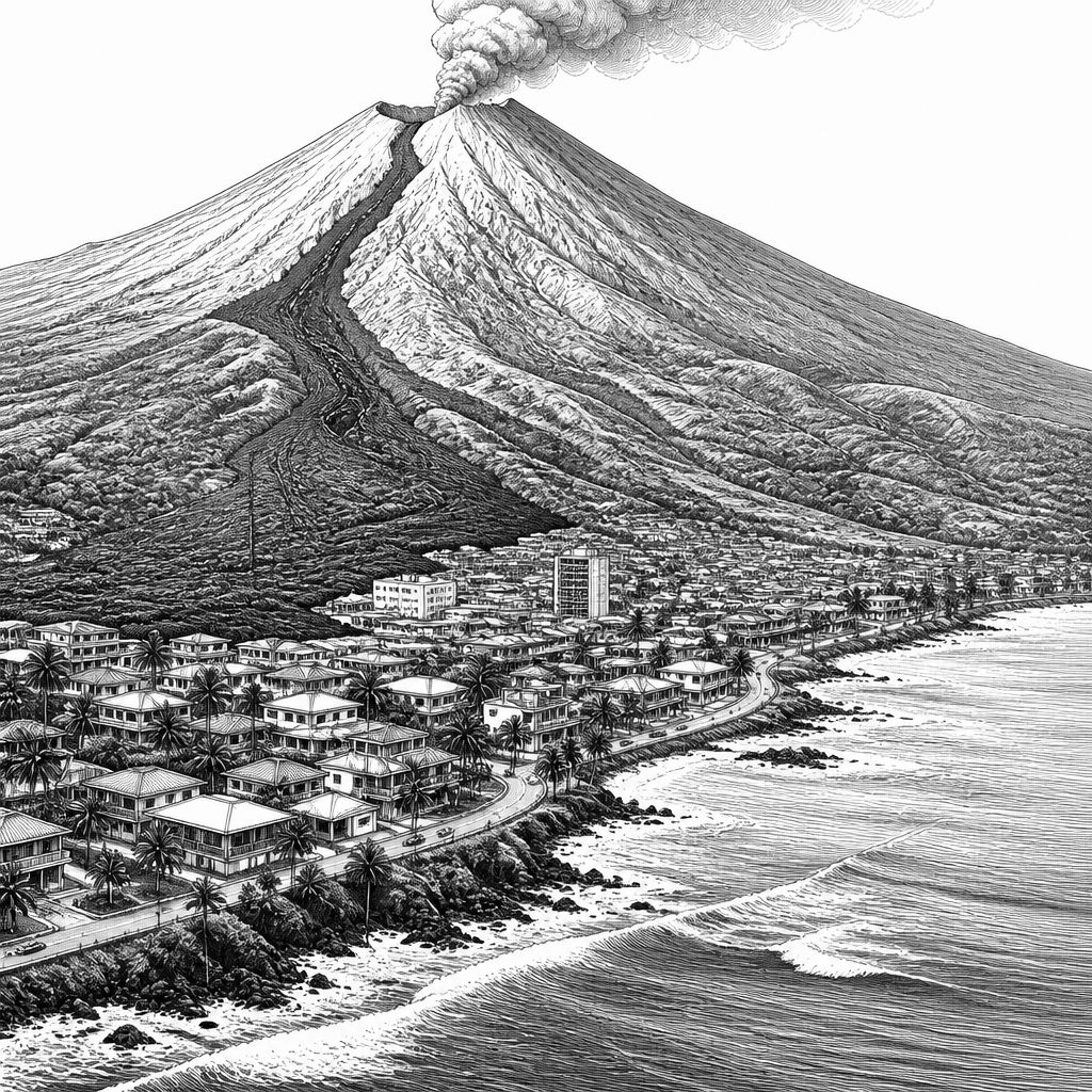 Mount Cameroon: aktiver Vulkan über Buea und seine markante Geografie Mount Cameroon: aktiver Vulkan über Buea und seine markante Geografie