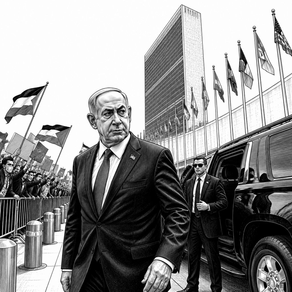Netanjahu vor der UN: Proteste, Visa-Politik und internationaler Druck in New York Netanjahu vor der UN: Proteste, Visa-Politik und internationaler Druck in New York