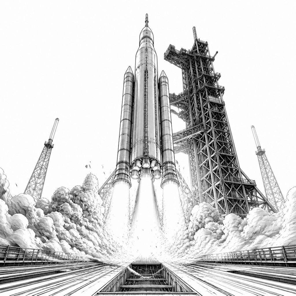 Neue Artemis-II-Videos: SLS-Start aus mehreren Infrarot-Wellenlängen Neue Artemis-II-Videos: SLS-Start aus mehreren Infrarot-Wellenlängen