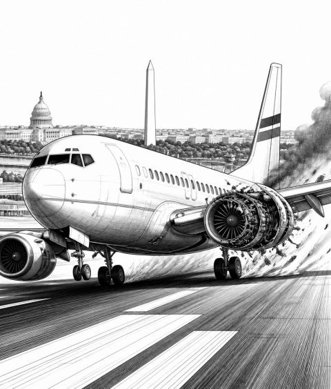 notlandung-washington-triebwerksausfall-minister-mullin