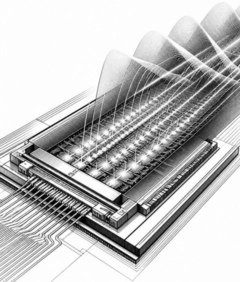 on-chip-space-time-wave-packet-laser-array