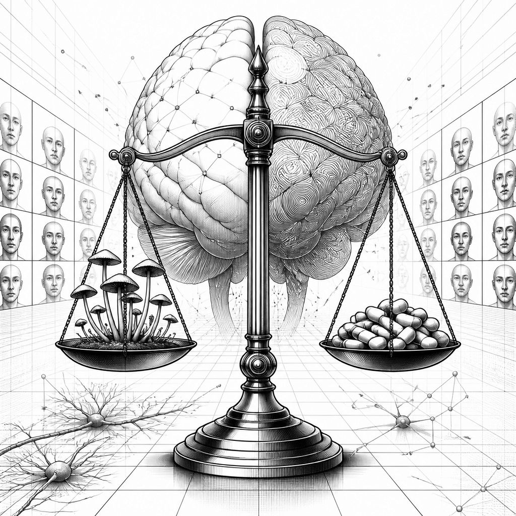 Psilocybin und SSRI: Beide senken negative Affekt-Biasen im Gehirn Psilocybin und SSRI: Beide senken negative Affekt-Biasen im Gehirn