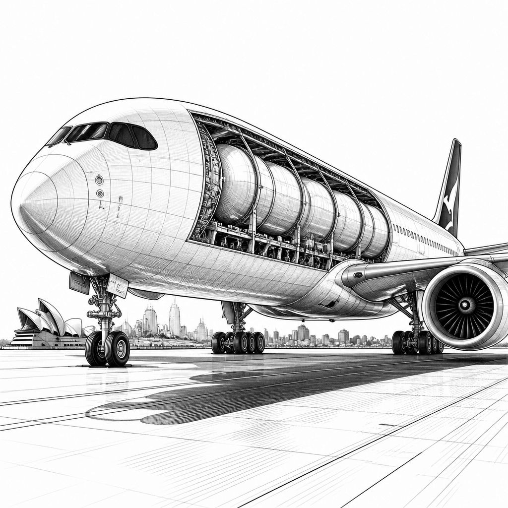 Qantas plant Nonstop von Sydney nach New York mit Ultralangstrecken-Airbus und Spezialtanks Qantas plant Nonstop von Sydney nach New York mit Ultralangstrecken-Airbus und Spezialtanks