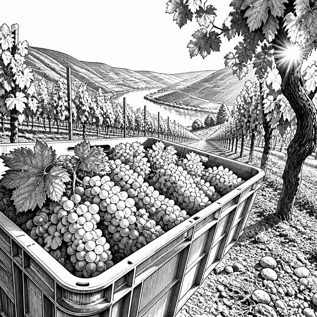 Riesling in Rheinland-Pfalz vor Abschluss: Trockenheit sorgt für frühe Ernte und große Reifeunterschiede Riesling in Rheinland-Pfalz vor Abschluss: Trockenheit sorgt für frühe Ernte und große Reifeunterschiede
