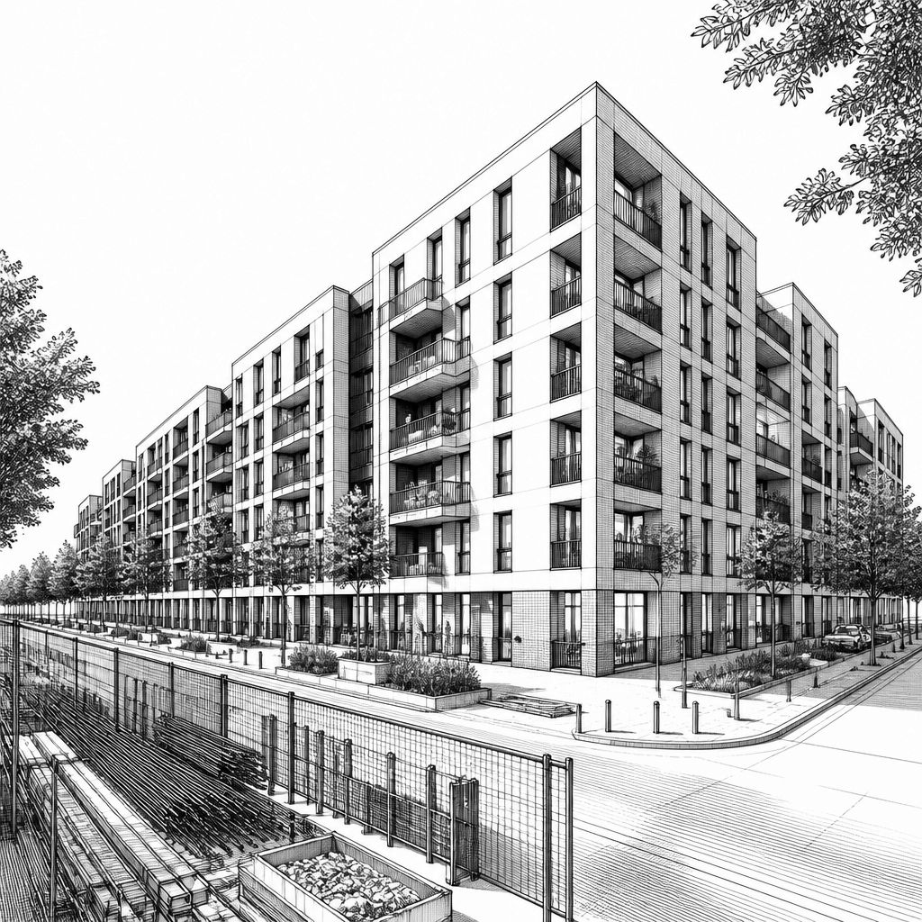 Schocken-Carré in Nürnberg: Baubeginn Herbst 2026, 200 Wohnungen bis 2029 Schocken-Carré in Nürnberg: Baubeginn Herbst 2026, 200 Wohnungen bis 2029
