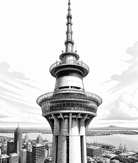 sky-tower-auckland-beton-glas-fernmelder