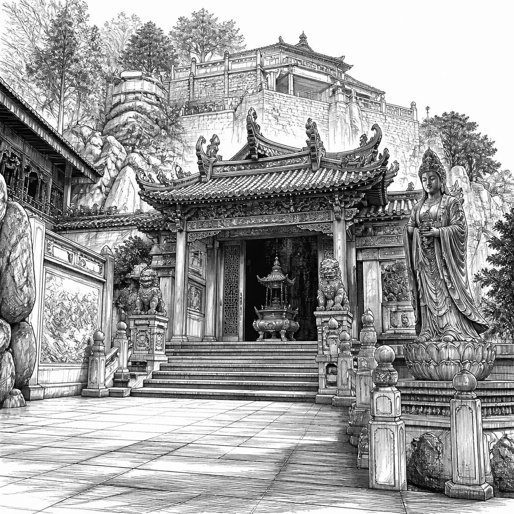 Templo de A-Ma in Macau: Granit, Felsinschriften und Mazu Templo de A-Ma in Macau: Granit, Felsinschriften und Mazu