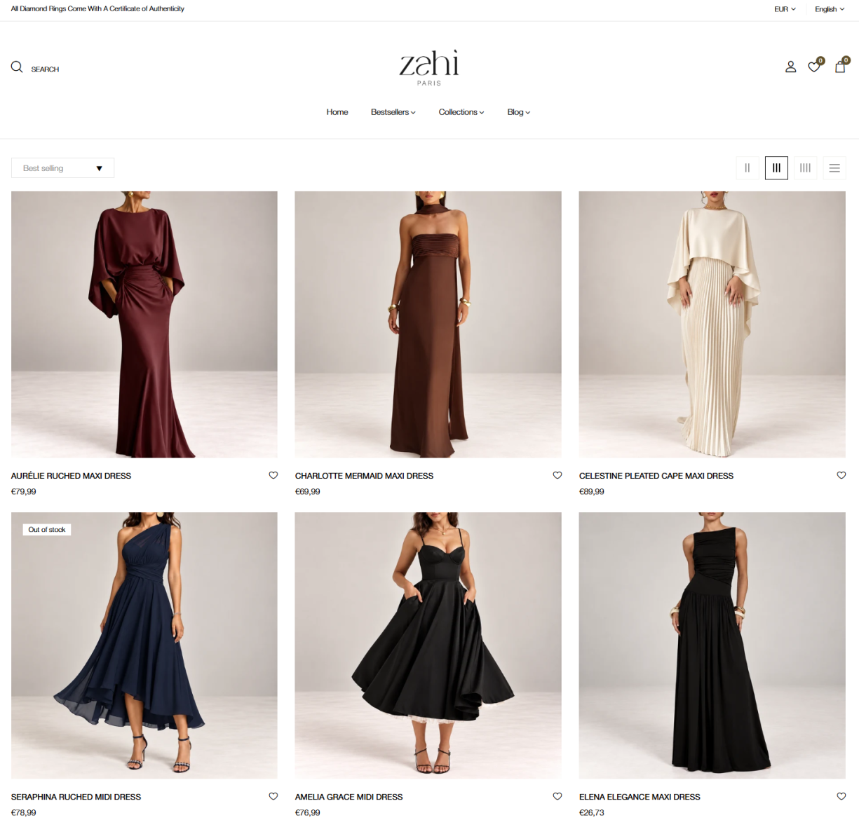 Zahi Paris Dress Collection