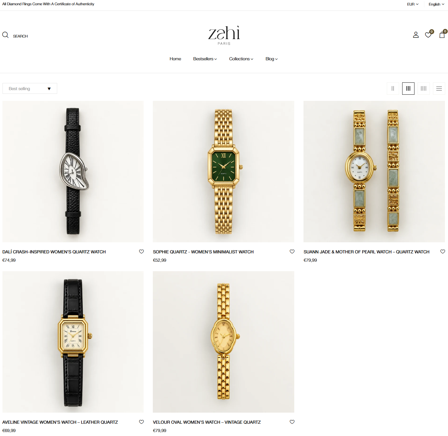 Zahi Paris Women Watches