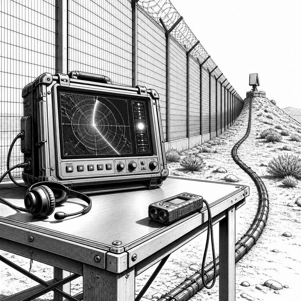 DHS-Test einer „Active Denial“-Waffe am US-Mexiko-Grenzabschnitt DHS-Test einer „Active Denial“-Waffe am US-Mexiko-Grenzabschnitt