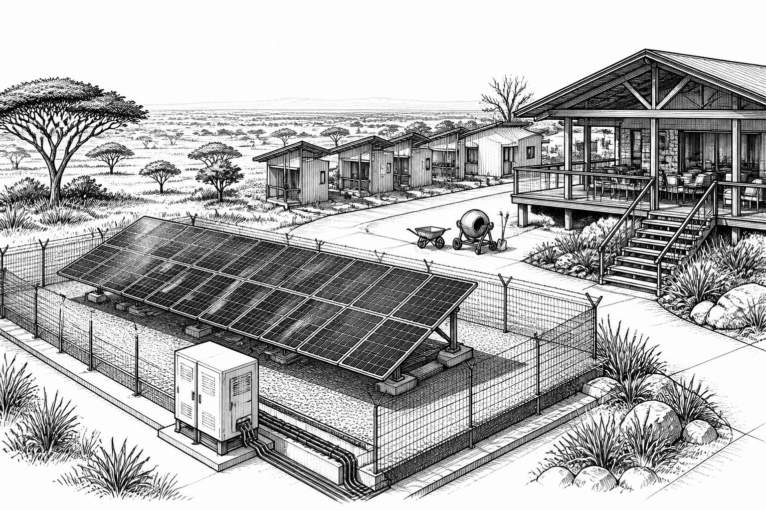 SANParks baut Addo-Elefantenpark aus: neue Unterkünfte, Energie und Abwasser SANParks baut Addo-Elefantenpark aus: neue Unterkünfte, Energie und Abwasser
