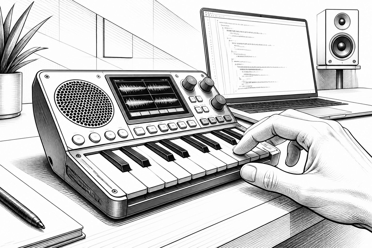 AKAI Sample Key: Keyboard-Sampler mit Open-Source-Betriebssystem AKAI Sample Key: Keyboard-Sampler mit Open-Source-Betriebssystem