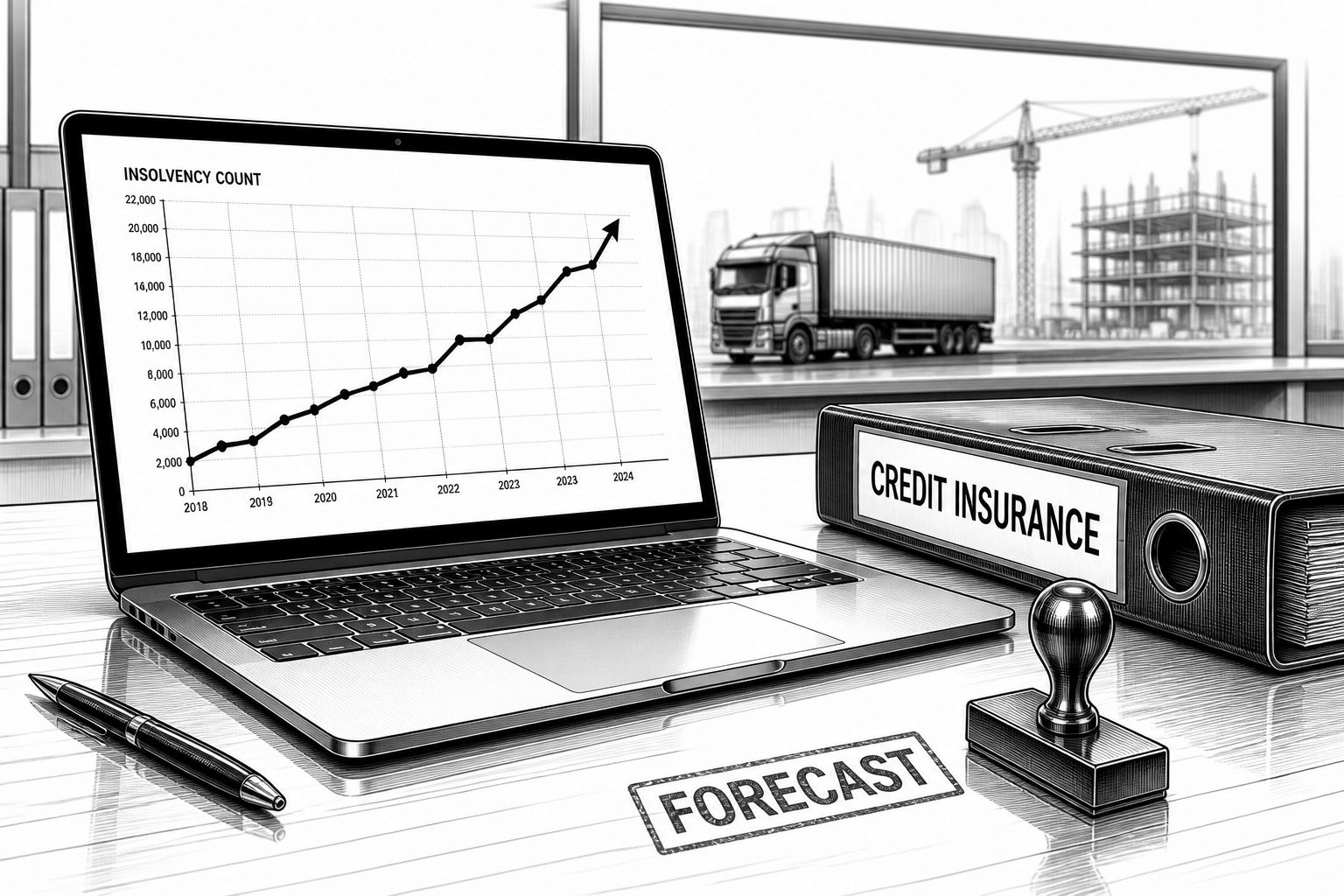 Allianz Trade rechnet 2027 mit 25.900 Insolvenzen: Gründe und Trends Allianz Trade rechnet 2027 mit 25.900 Insolvenzen: Gründe und Trends