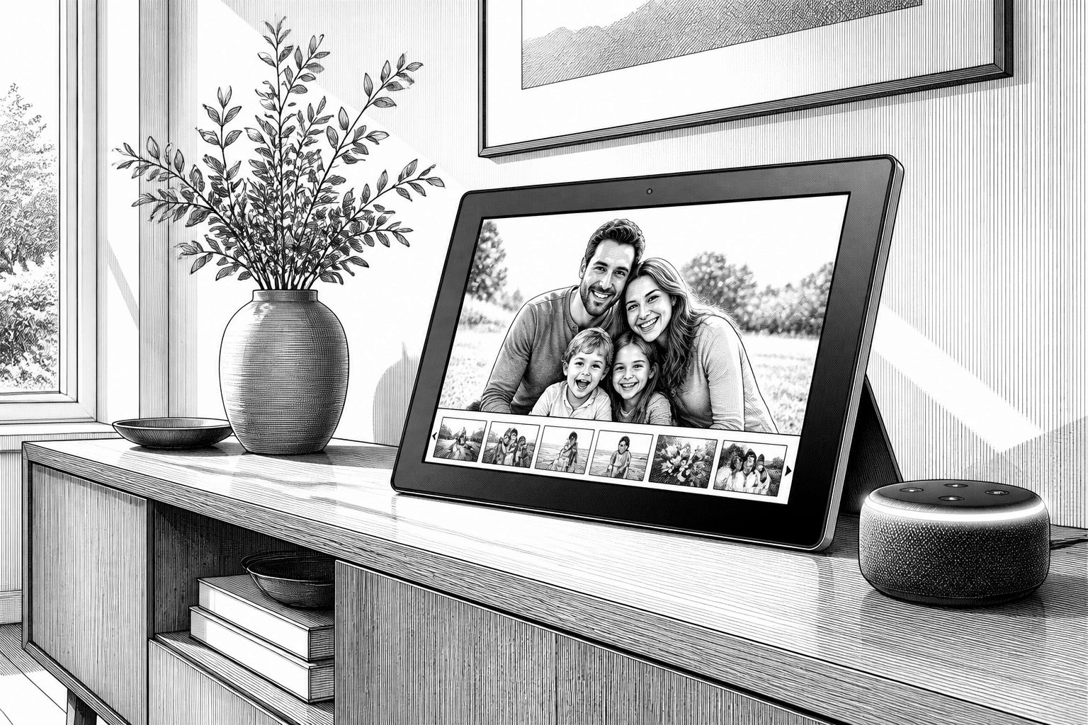 Amazon bringt die erste Alexa-Fotoanzeige mit 10-Zoll-Display Amazon bringt die erste Alexa-Fotoanzeige mit 10-Zoll-Display
