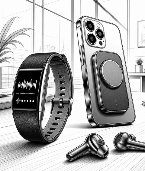 ai-amazon-bee-ki-audioarmband-smartphone-clip