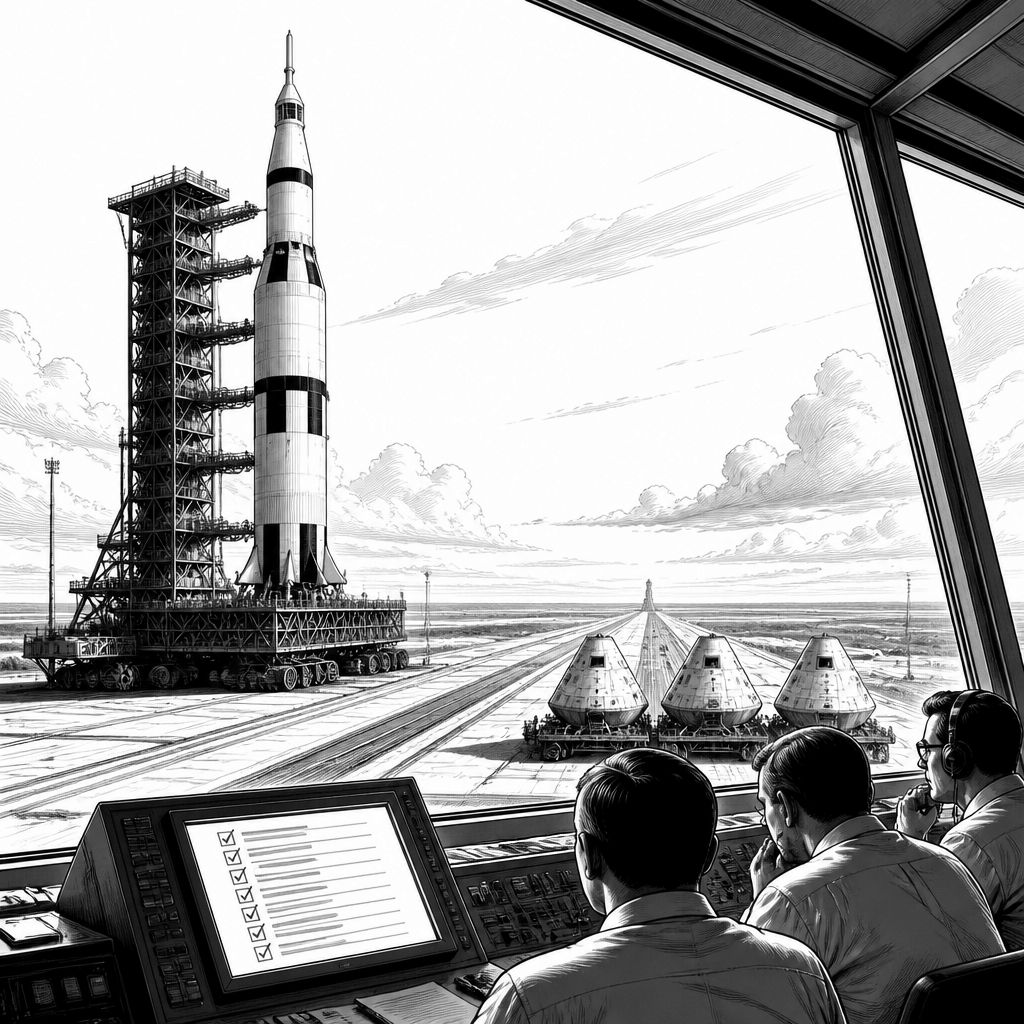 Apollo 7: Start in die Umlaufbahn und der Neustart des Mondprogramms Apollo 7: Start in die Umlaufbahn und der Neustart des Mondprogramms