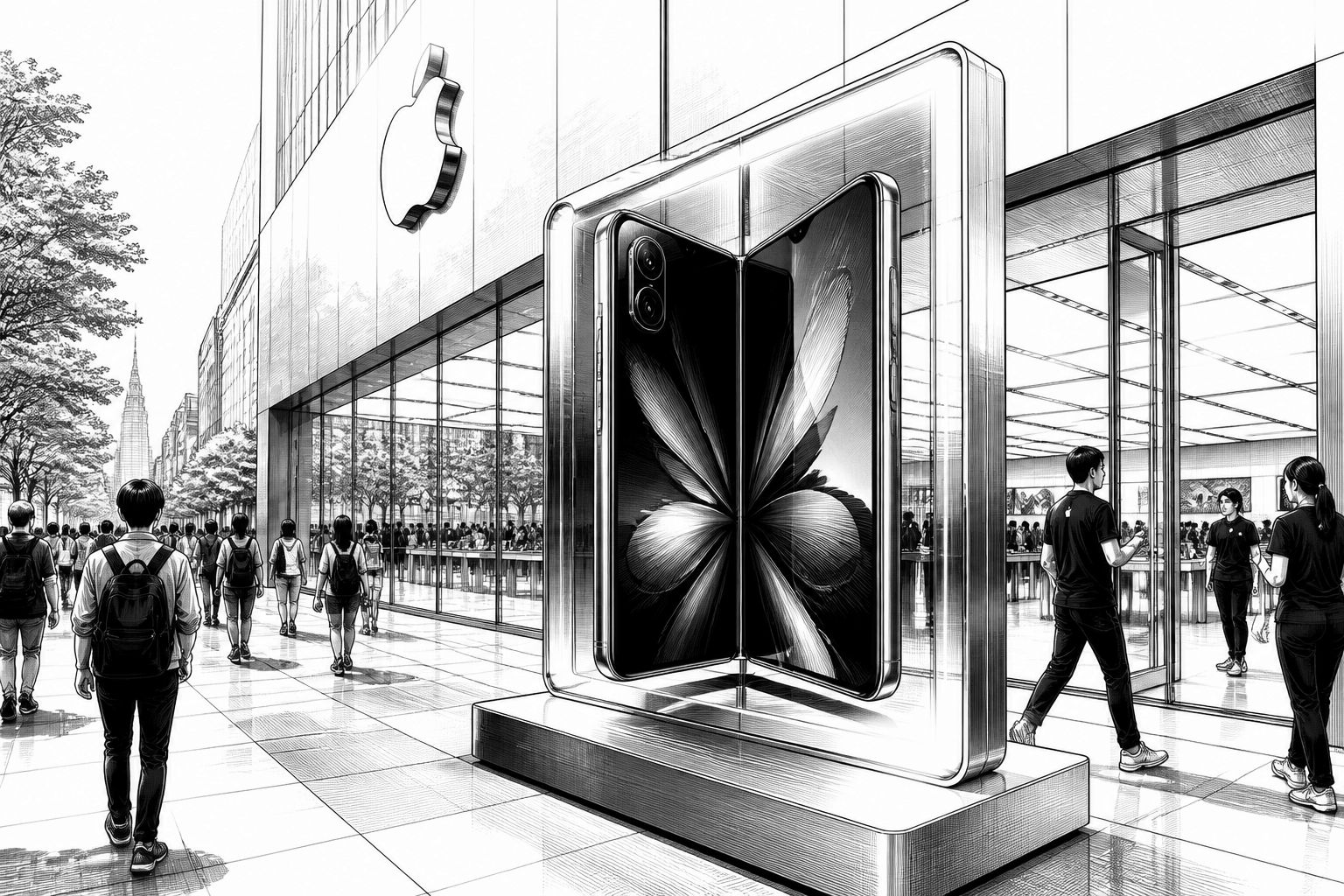 Apple kündigt iPhone-Duo-Start mit großen Store-Displays in vier Städten an Apple kündigt iPhone-Duo-Start mit großen Store-Displays in vier Städten an