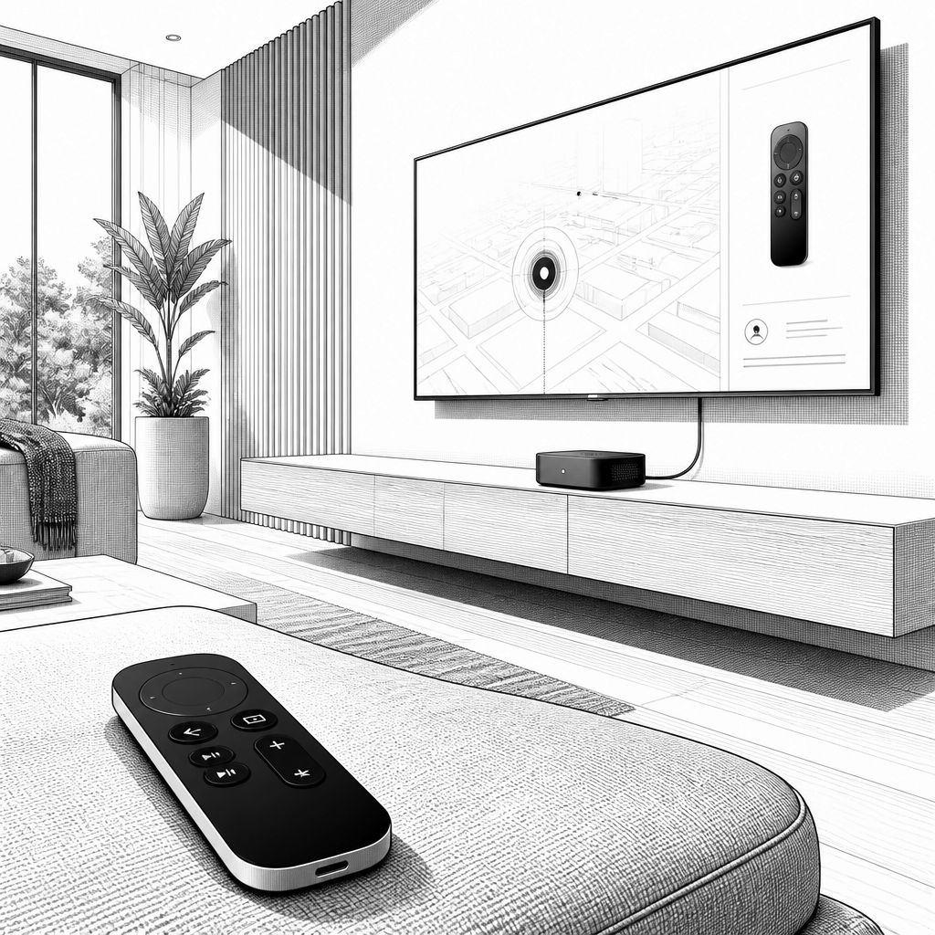 Apple TV 4K (4. Gen.) mit Siri-Funktion per Mikrofon und Find My Apple TV 4K (4. Gen.) mit Siri-Funktion per Mikrofon und Find My