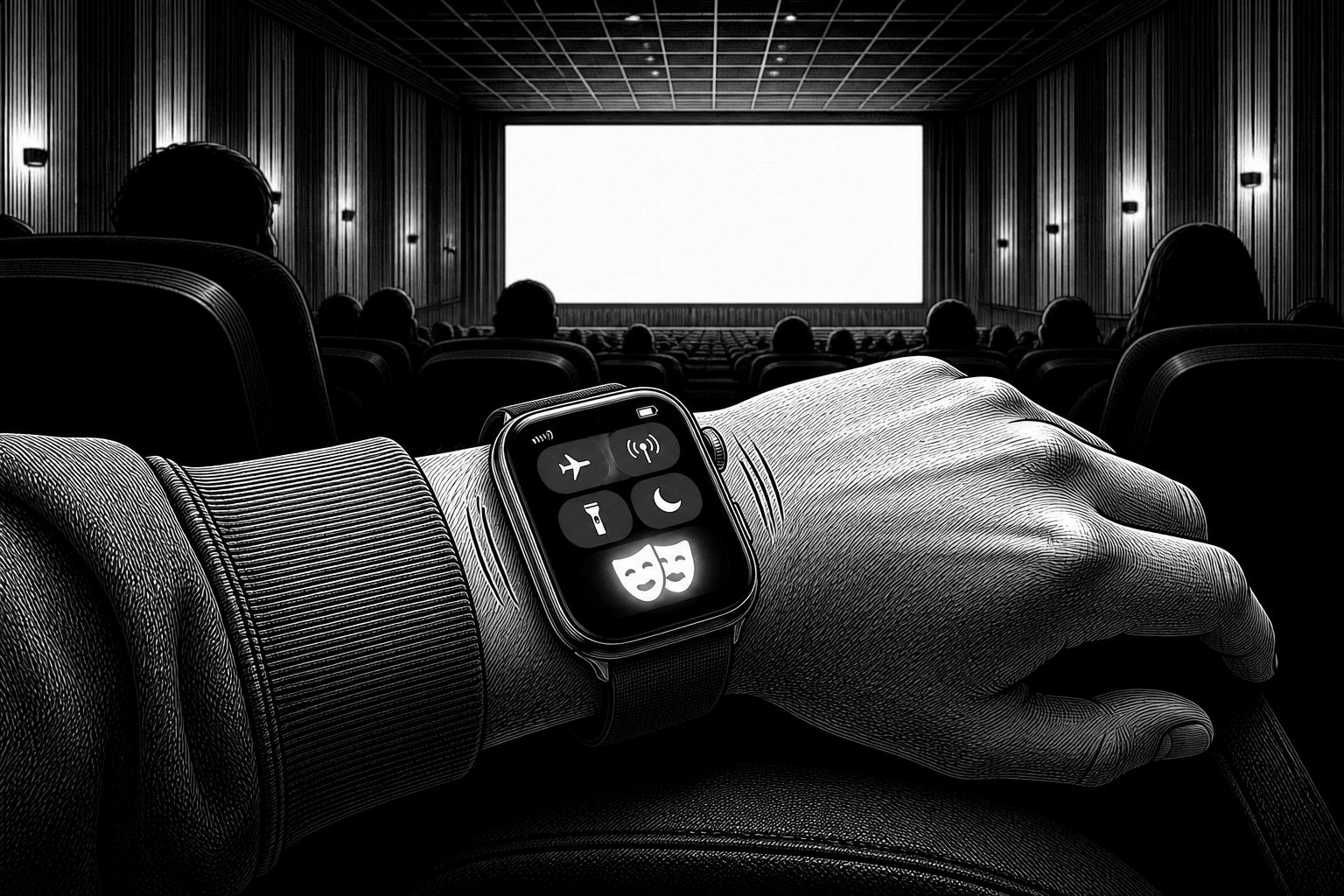 Theater-Modus auf der Apple Watch: Funktion und sinnvolle Einsatzzeiten Theater-Modus auf der Apple Watch: Funktion und sinnvolle Einsatzzeiten