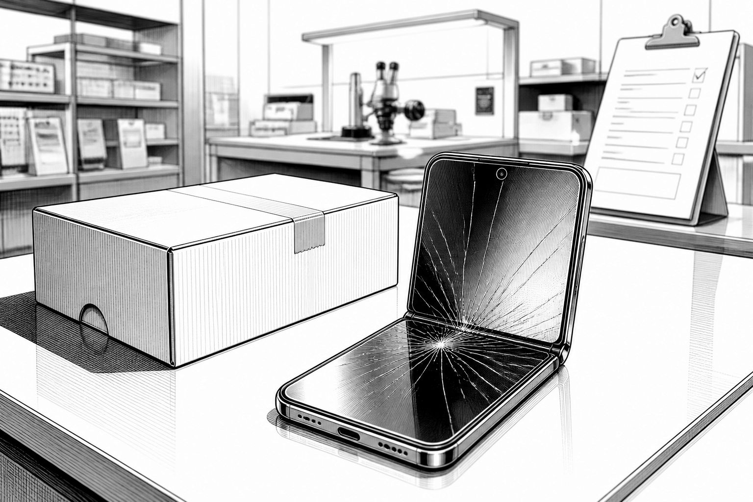 Apples erstes Falt-Display: Gerissene Bildschirme untergraben den Start Apples erstes Falt-Display: Gerissene Bildschirme untergraben den Start