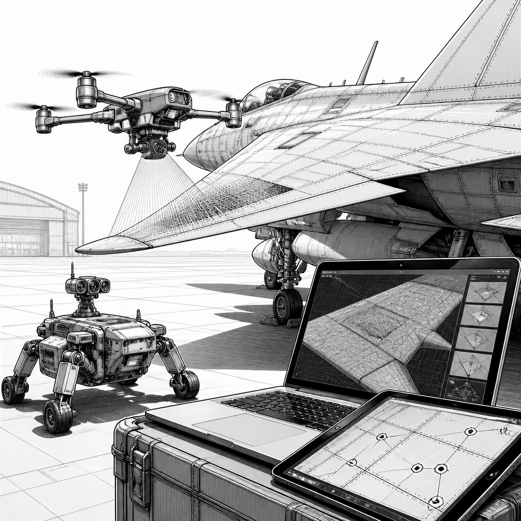 Asylon erhält Phase-III-Vertrag: MARIA automatisiert Flugzeuginspektion für die US Air Force Asylon erhält Phase-III-Vertrag: MARIA automatisiert Flugzeuginspektion für die US Air Force