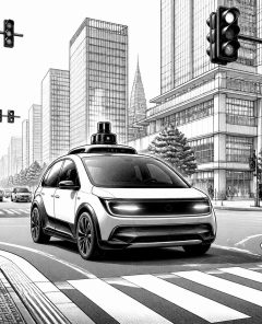 ai-autonomous-vehicle-green-blue-light