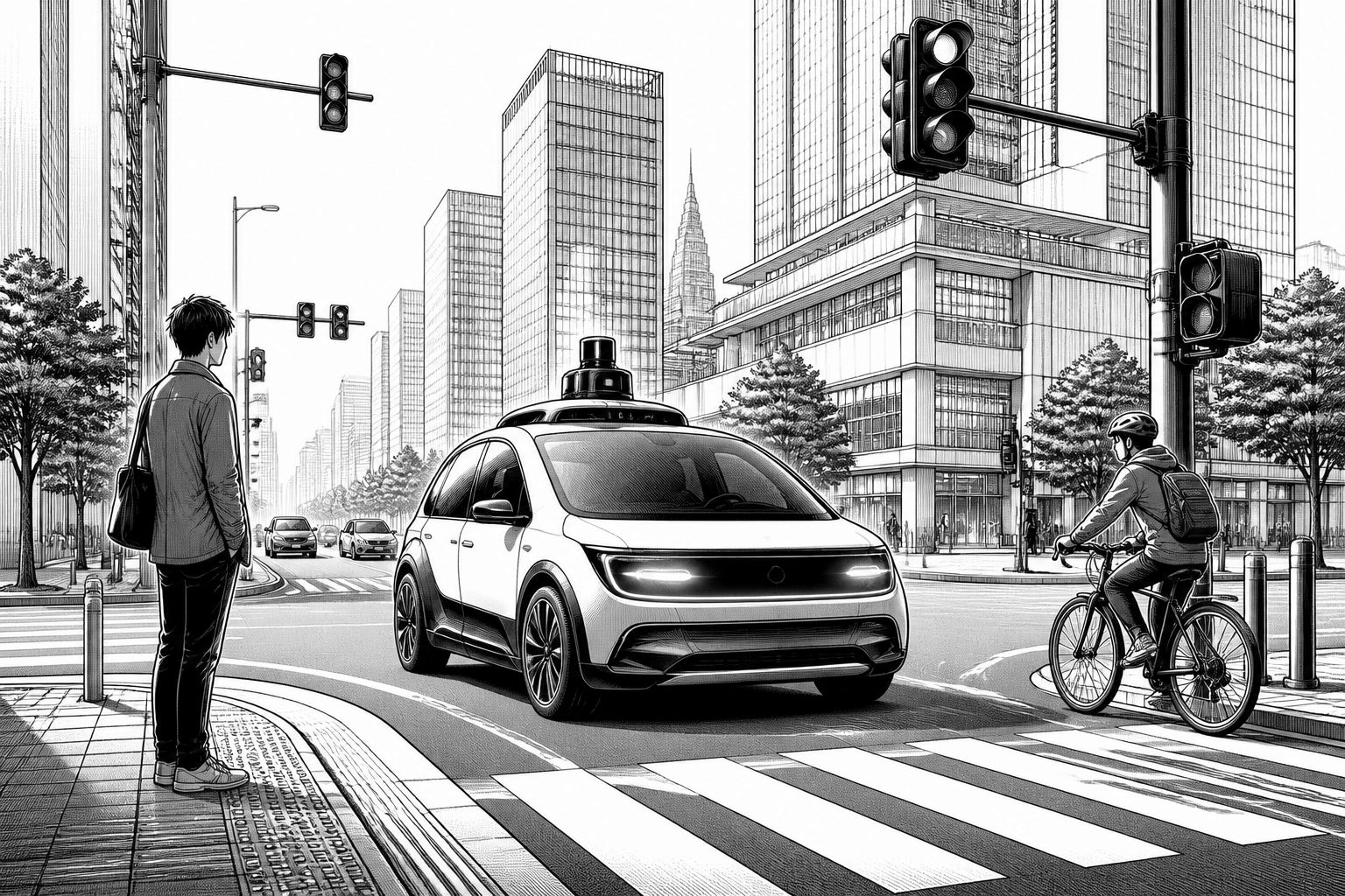 Grünblaues Licht als Warnsignal: So könnte Autoverkehr fahrerlos sichtbar werden Grünblaues Licht als Warnsignal: So könnte Autoverkehr fahrerlos sichtbar werden