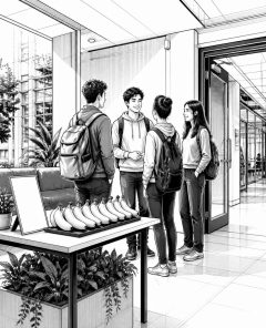 ai-banana-lounge-campus-free-bananas