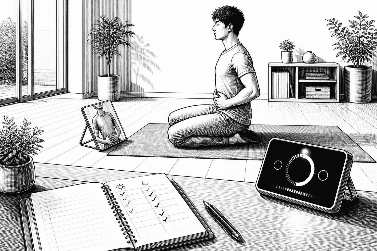Bauchatmung: Wie 3 Wochen Breathwork das Atemmuster verändern können Bauchatmung: Wie 3 Wochen Breathwork das Atemmuster verändern können