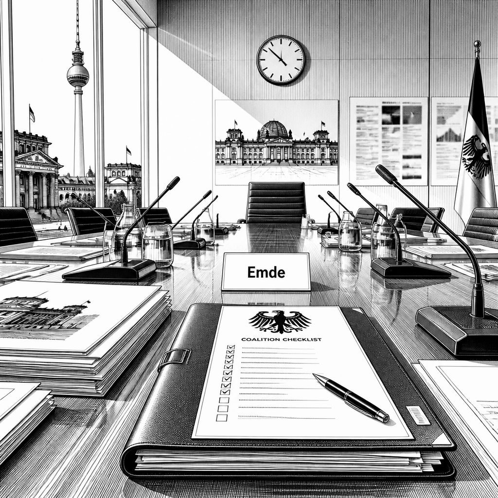 Berliner Sondierungen: Emde-Konflikt bremst Einigung bei Wohnungs- und Haushaltsfragen Berliner Sondierungen: Emde-Konflikt bremst Einigung bei Wohnungs- und Haushaltsfragen