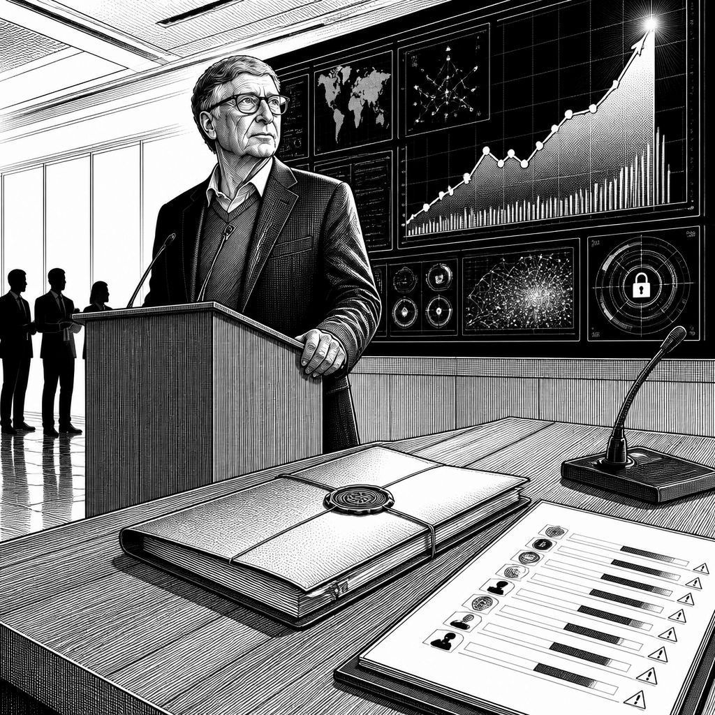 Bill Gates fordert staatliche Kontrolle für KI und warnt vor Sicherheitsrisiken Bill Gates fordert staatliche Kontrolle für KI und warnt vor Sicherheitsrisiken