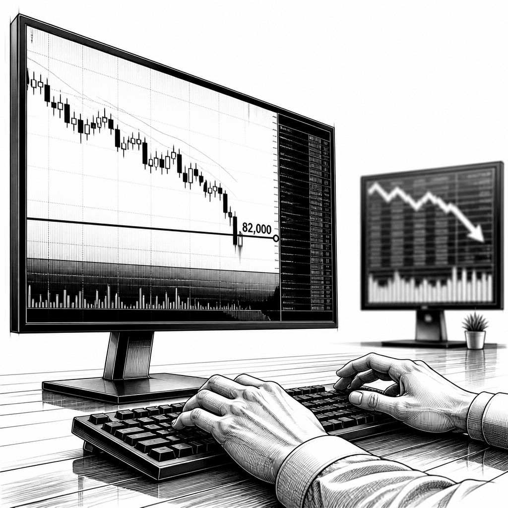 Bitcoin rutscht unter 82.000 US-Dollar nach schwachen Börsendaten Bitcoin rutscht unter 82.000 US-Dollar nach schwachen Börsendaten