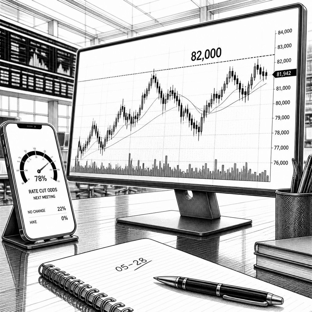 Bitcoin pendelt nahe 82.000 US-Dollar: Warsh stoppt Zinsrhetorik Bitcoin pendelt nahe 82.000 US-Dollar: Warsh stoppt Zinsrhetorik