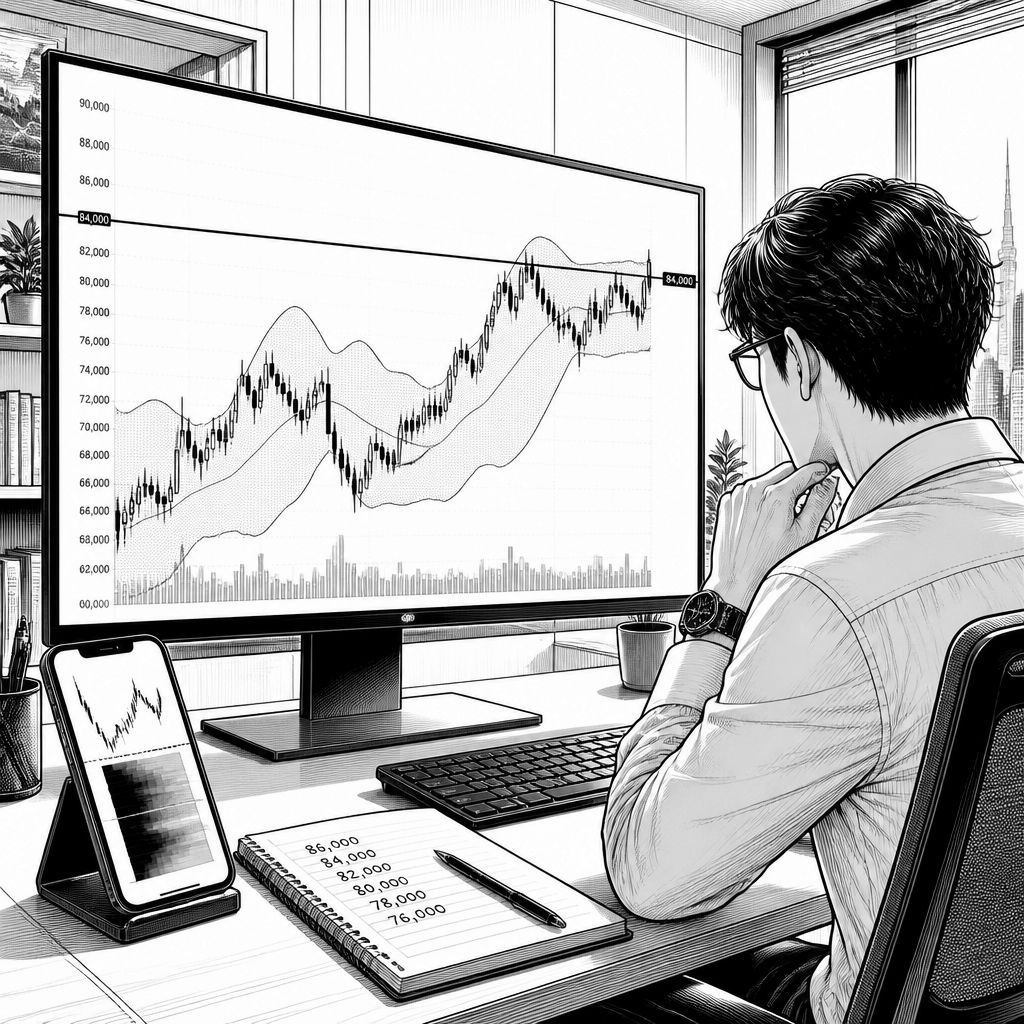 Bitcoin pendelt unter 84.000 US-Dollar: Bollinger, RSI und Uneinigkeit der Analysten Bitcoin pendelt unter 84.000 US-Dollar: Bollinger, RSI und Uneinigkeit der Analysten
