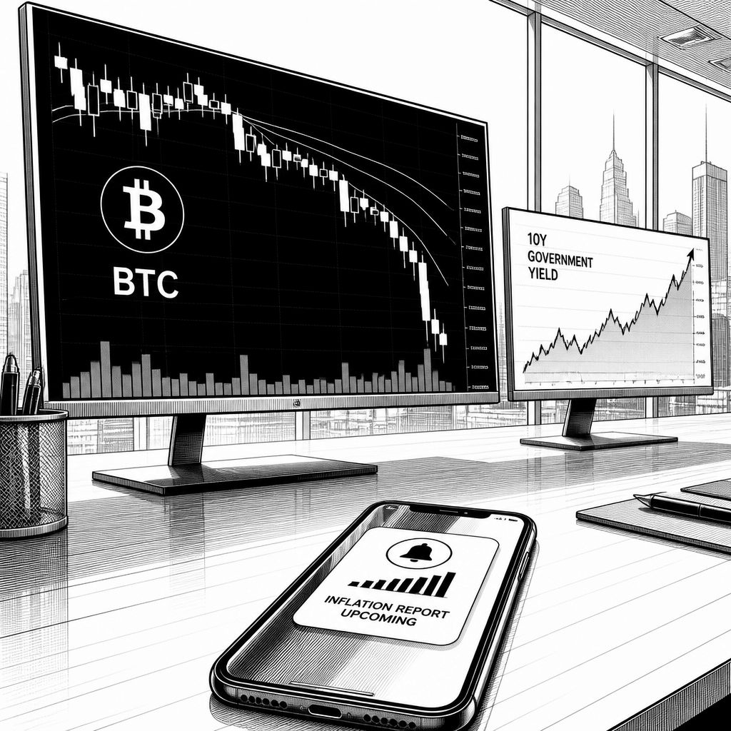 Bitcoin unter Druck: US-Bondrenditen und CPI-Inflation als nächster Trigger Bitcoin unter Druck: US-Bondrenditen und CPI-Inflation als nächster Trigger