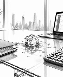 ai-bitcoin-corporate-treasury-melting-ice-cube