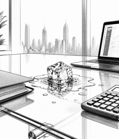 ai-bitcoin-corporate-treasury-melting-ice-cube