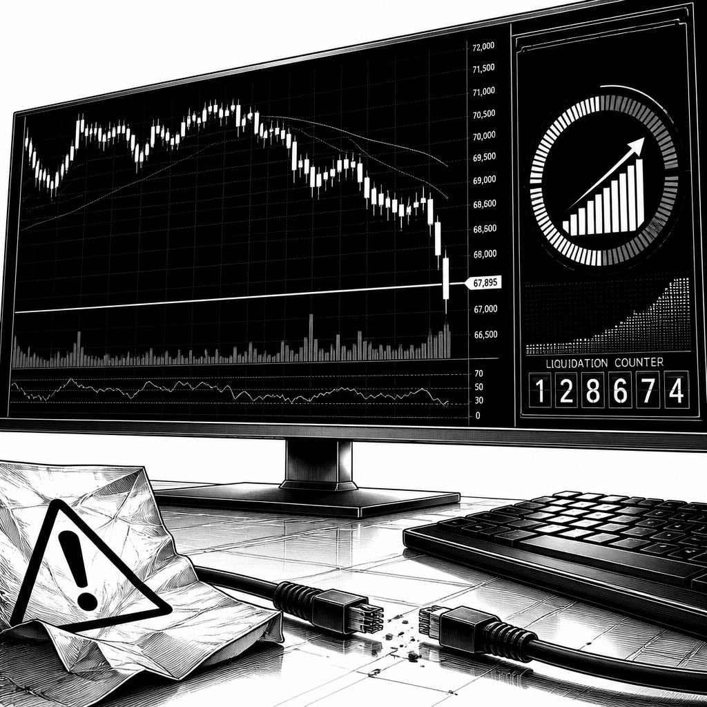 Bitcoin stürzt binnen 20 Minuten um fast 2.000 US-Dollar – Liquidationen laufen an Bitcoin stürzt binnen 20 Minuten um fast 2.000 US-Dollar – Liquidationen laufen an