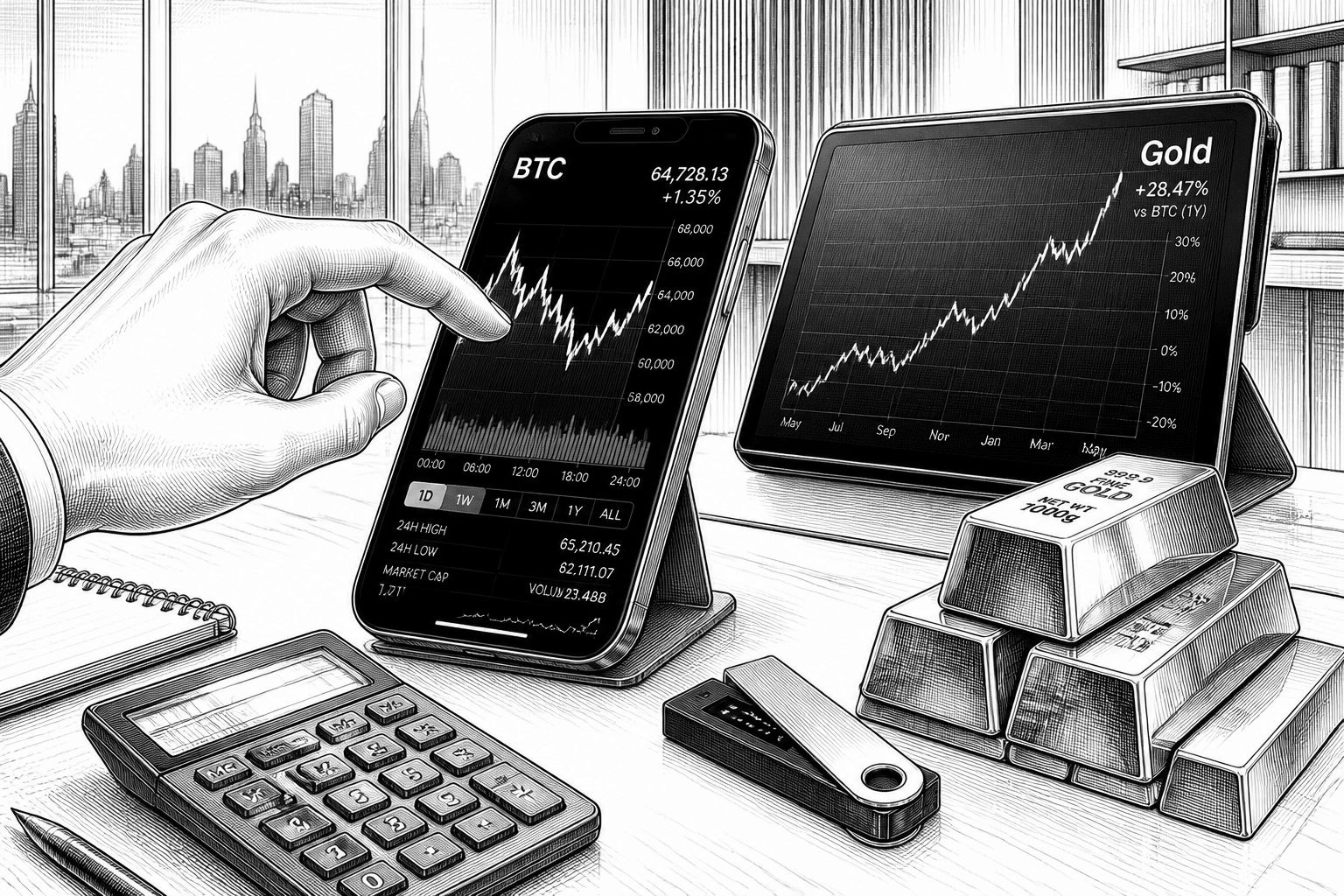 Bitcoin als „digitales Gold“: Kann die Marktkapitalisierung Gold überholen? Bitcoin als „digitales Gold“: Kann die Marktkapitalisierung Gold überholen?