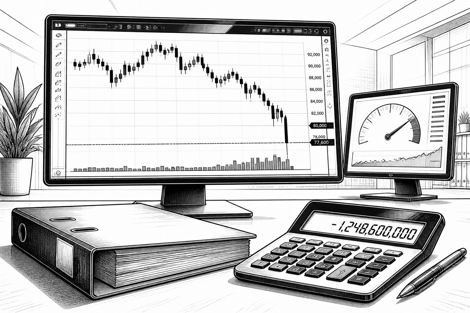 Bitcoin fällt erneut unter 80.000 US-Dollar: ETFs treiben den Druck Bitcoin fällt erneut unter 80.000 US-Dollar: ETFs treiben den Druck