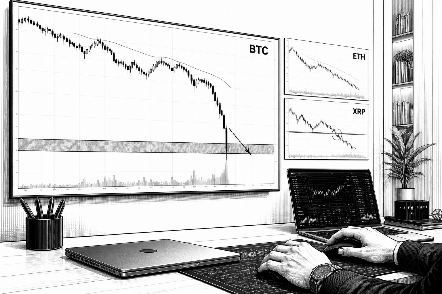 Bitcoin rutscht auf 80.400 US-Dollar: Ethereum unter 2.400, XRP verliert 1,30-Support Bitcoin rutscht auf 80.400 US-Dollar: Ethereum unter 2.400, XRP verliert 1,30-Support