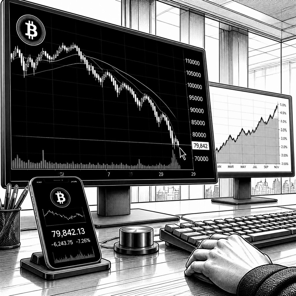 Bitcoin fällt kurz unter 80.000 US-Dollar: Risikoappetit kippt Bitcoin fällt kurz unter 80.000 US-Dollar: Risikoappetit kippt