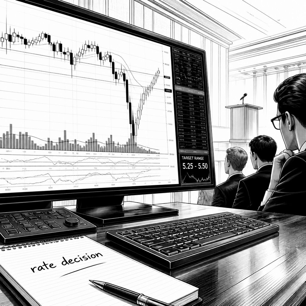 Bitcoin reagiert auf Fed-Zinsentscheidungen: Erst fallen, dann steigen Bitcoin reagiert auf Fed-Zinsentscheidungen: Erst fallen, dann steigen