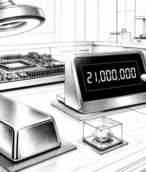 ai-bitcoin-gold-supply-cap-scarcity