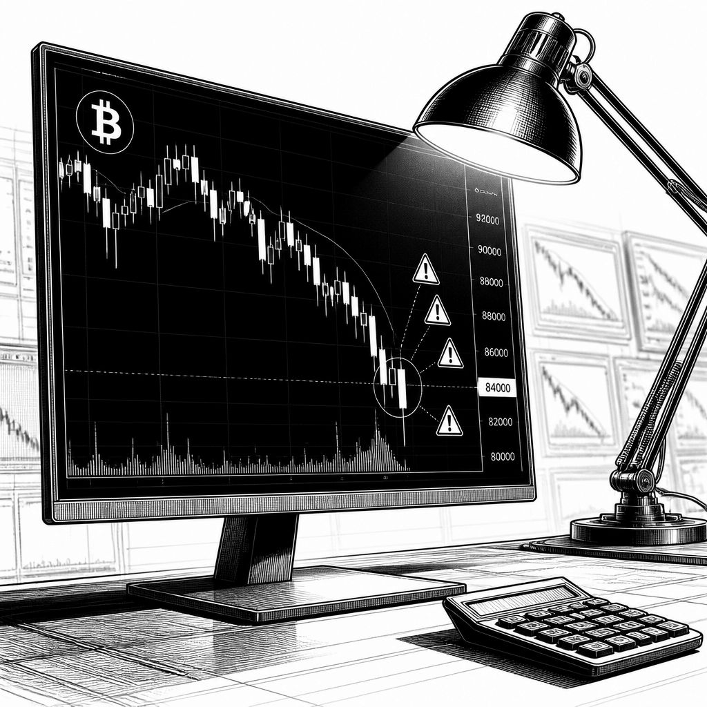 Bitcoin fällt unter 84.000 US-Dollar – 555,6 Mio. Liquidationen Bitcoin fällt unter 84.000 US-Dollar – 555,6 Mio. Liquidationen
