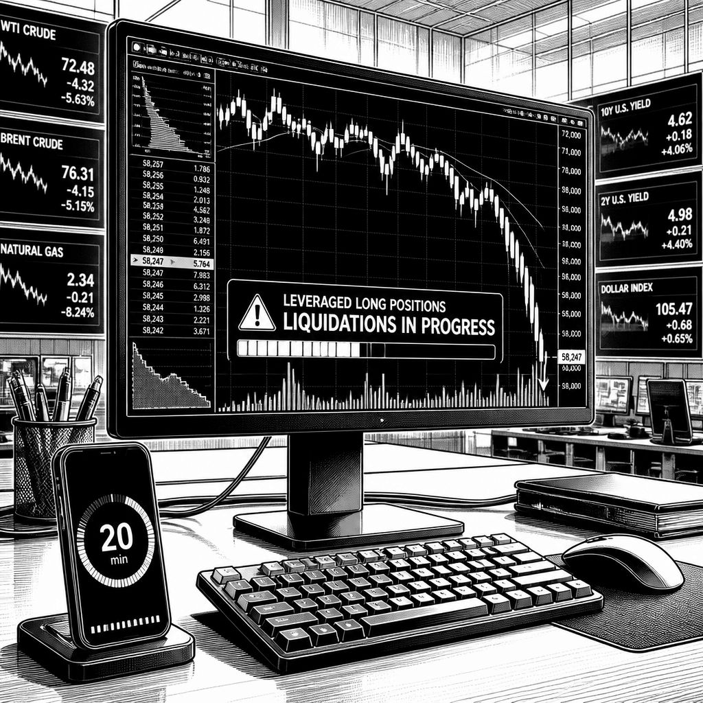 Bitcoin rutscht auf 84.300 USD: 403 Mio. USD Longs in 20 Minuten liquidiert Bitcoin rutscht auf 84.300 USD: 403 Mio. USD Longs in 20 Minuten liquidiert