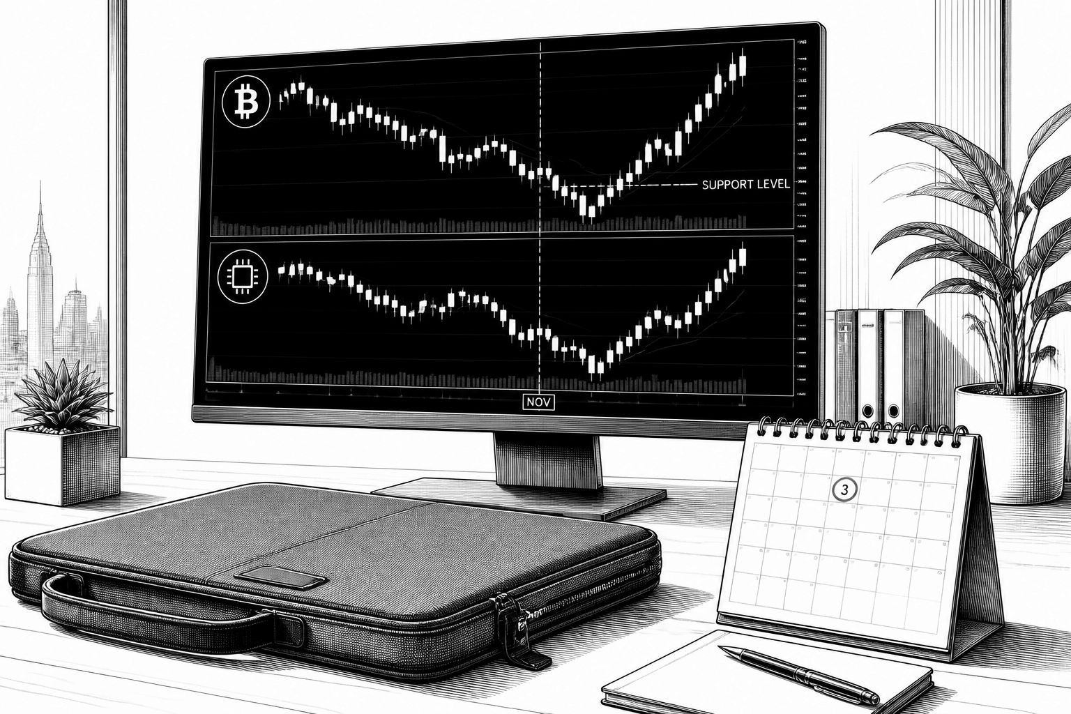 Bitcoin-Midterm-Tief vor möglichem Check: QQQ zeigt nur gemischte Muster Bitcoin-Midterm-Tief vor möglichem Check: QQQ zeigt nur gemischte Muster